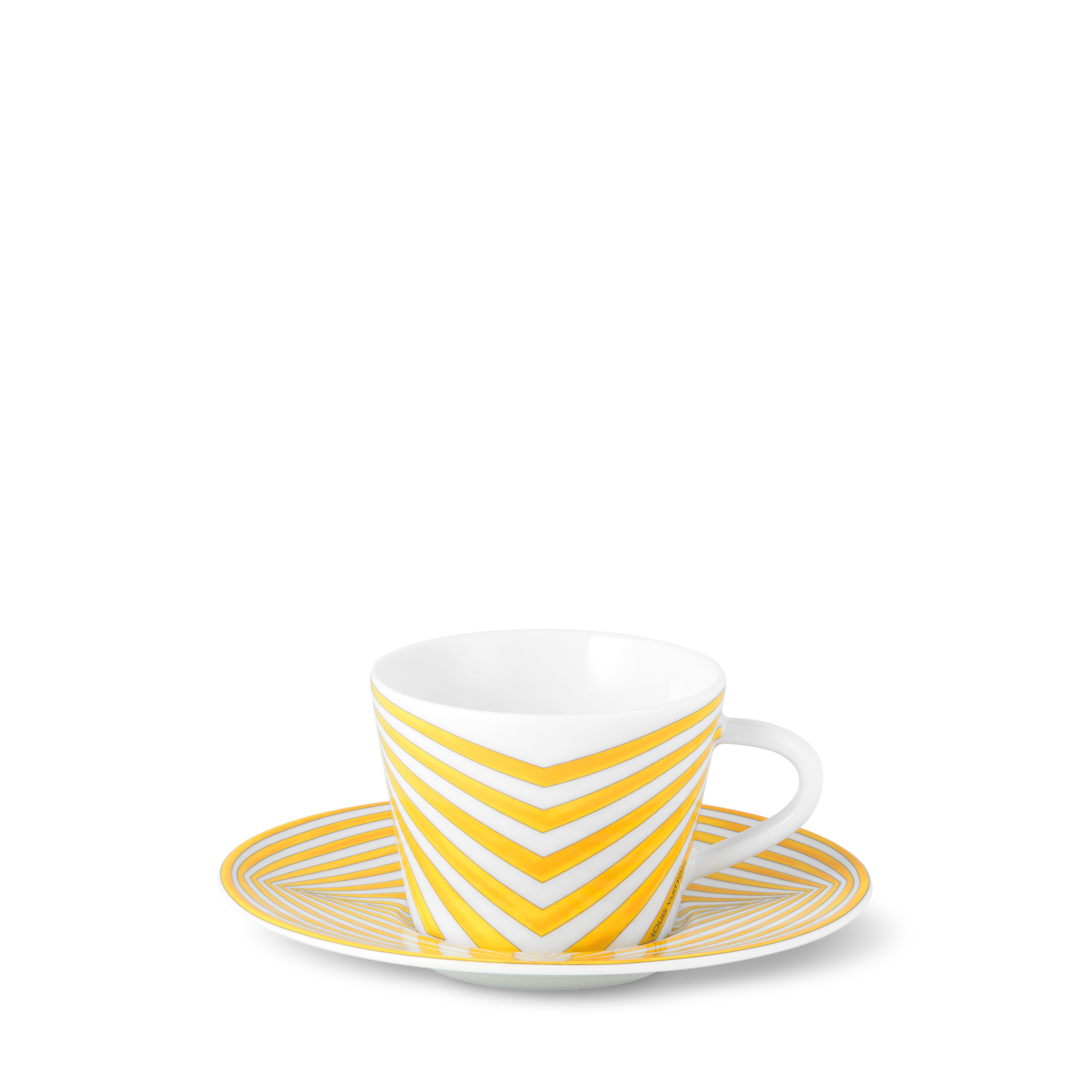 Dolce Vita Set Of 2 Coffee Cups And Saucers - Trunks, Travel and